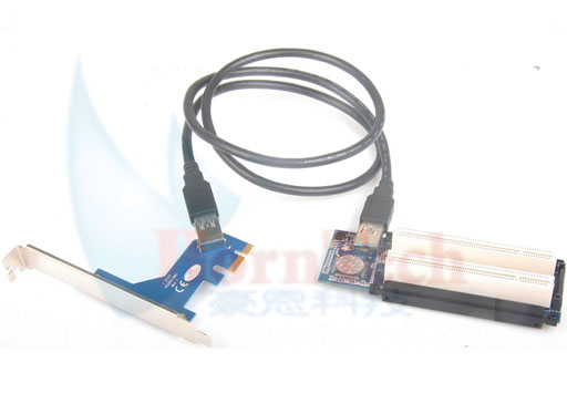 PCI-E转PCIx2转接卡